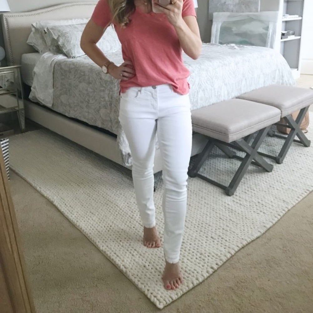 LOFT White Jeans